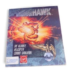 Thunderhawk helicopter simulator big box PC game CIB tested VTG